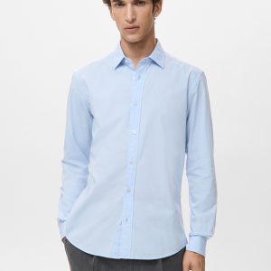 Regular-fit 100% cotton shirt