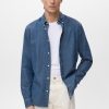 Regular fit denim shirt