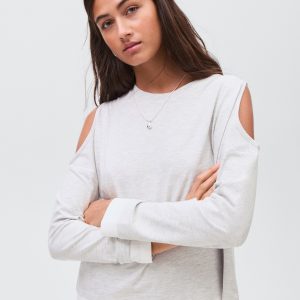Cotton t-shirt with cut-out