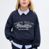 Embroidered cotton sweatshirt