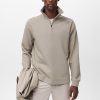 Regular-fit technical zip-up sweatshirt