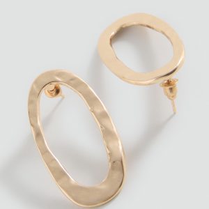 Circular-design earrings