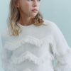 Fringes knit sweater
