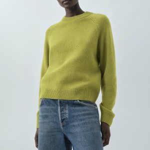 Chunky-knit wool sweater