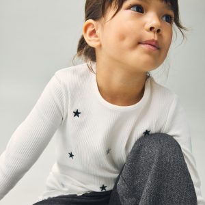 Embroidered stars T-shirt