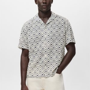 Relaxed-fit printed shirt