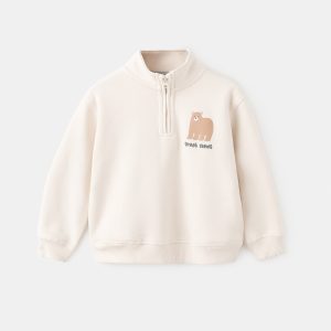 Bear print sweatshirt