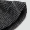 Rib-knit cap