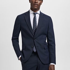 Milan slim-fit suit blazer