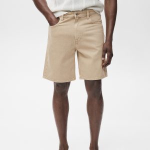 Regular-fit denim shorts