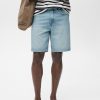 Regular-fit denim shorts