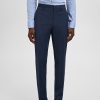 Stretch fabric super slim-fit suit trousers