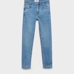 Star-embroidered skinny jeans