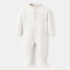 Striped onesie pajama