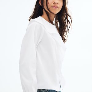Shirt with ruffle detail