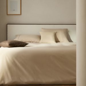 500-thread cotton percale duvet cover for 150/160cm bed