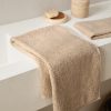 Cotton-blend two-tone washbasin towel