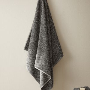 Cotton-blend two-tone bath towel