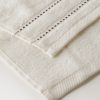 Cotton guest towel with embroidered dots