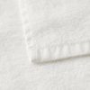 100% cotton guest towel with lace trim