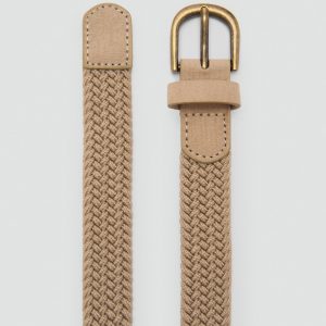 Braided elastic belt