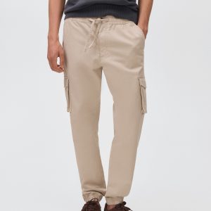 Cargo joggers with drawstring