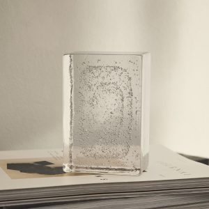 Bubble glass bookends