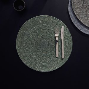 Seagrass placemats in assorted colours with box