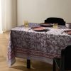 Printed canvas tablecloth for 6 to 8 diners