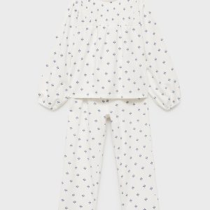 Printed cotton pyjamas