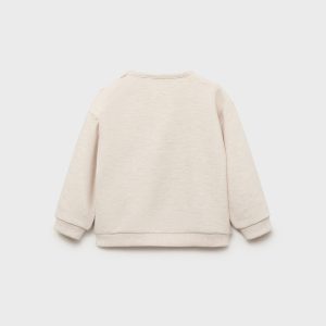 Sweatshirt with embroidered lion