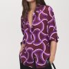 Shirt with abstract print