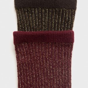 2 pack lurex socks