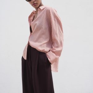 Oversize striped shirt