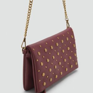 Studded shoulder bag