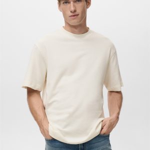 100% cotton relaxed-fit structured t-shirt