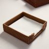 Rattan napkin holder