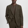 Milan slim-fit suit blazer