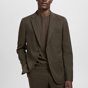 Milan slim-fit suit blazer