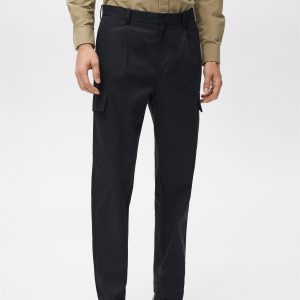 Regular-fit cotton cargo pants
