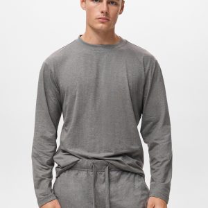 Long cotton pajama pack