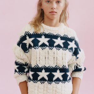 Stars knitted sweater