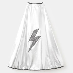 Cape and lightning mask