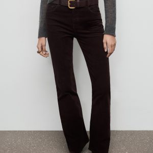 Velvet flared jeans