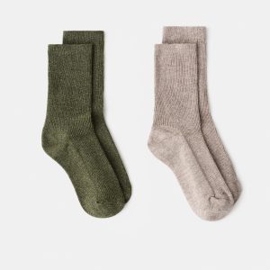 2 pack patterned socks