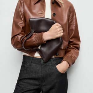 Flared rinse-wash jeans