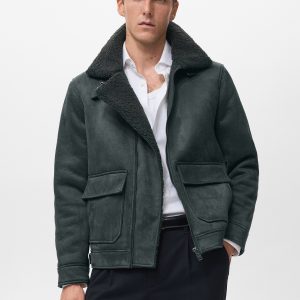 Double face jacket with fleece lining