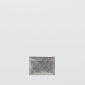 Studded leather purse