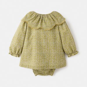 Printed dress and nappy cover