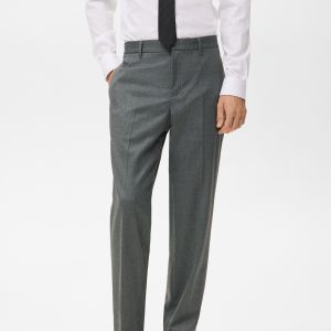 Flowy straight-fit pants